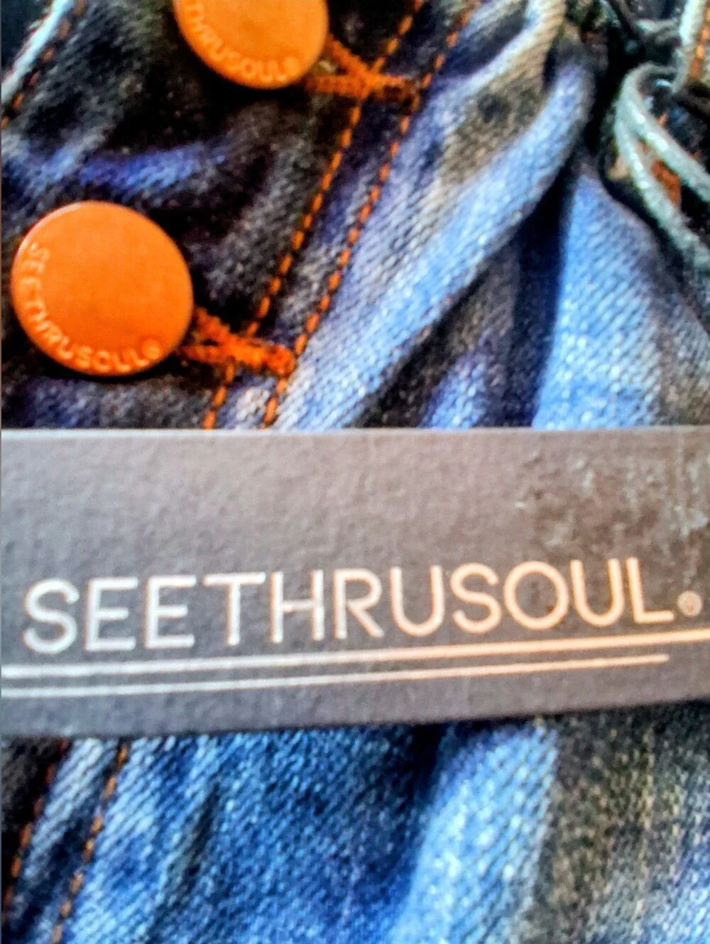 NWT SeethruSoul Brand Juniors Blue Jean Shorts, Sz 26